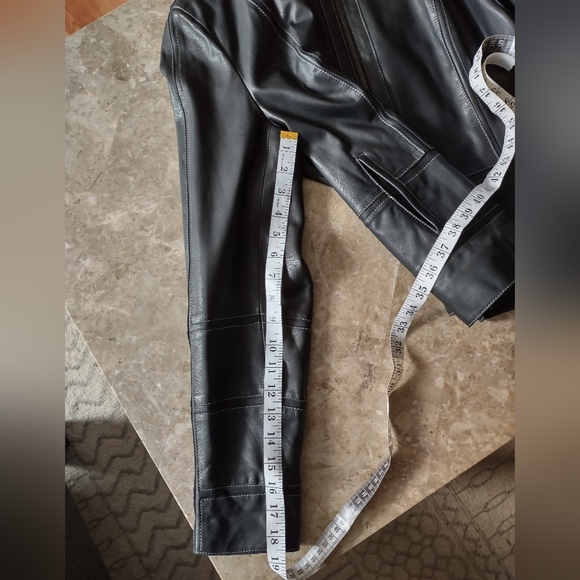 Acton The Olde Hide House Black Leather Jacket XL - Picture 7 of 10